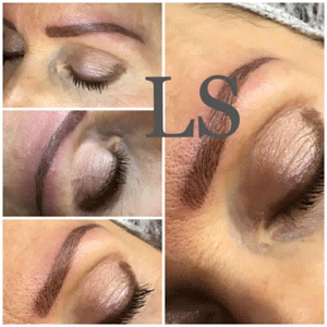 Microblading der Augenbrauen